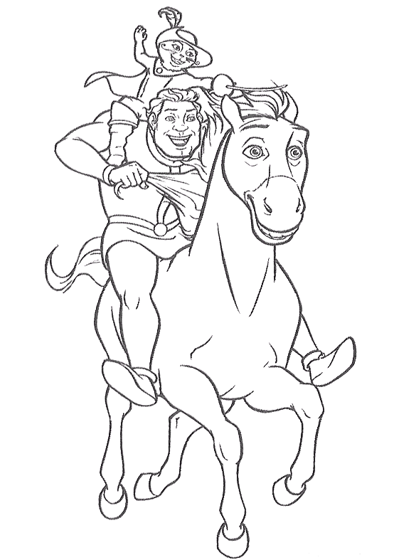 Coloriage 23 Shrek