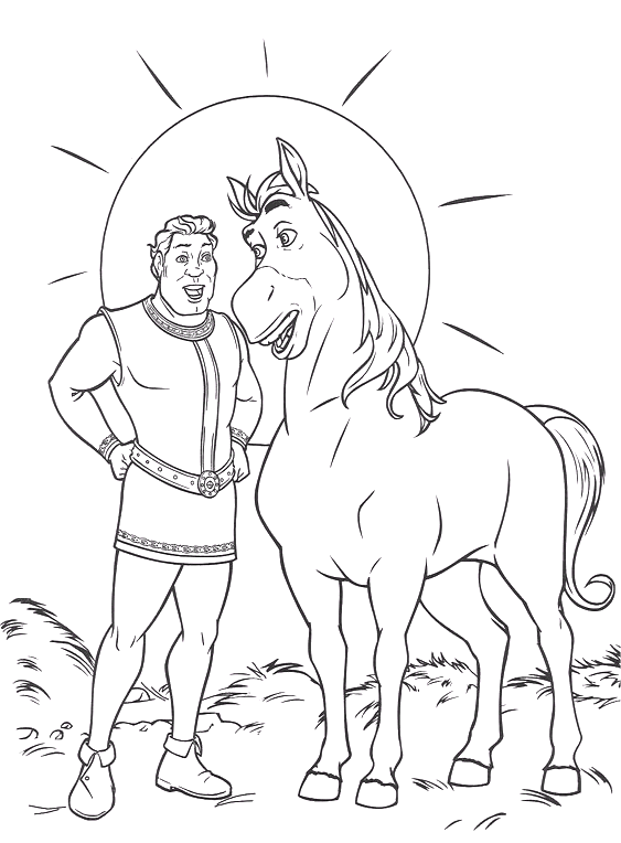 Coloriage 25 Shrek