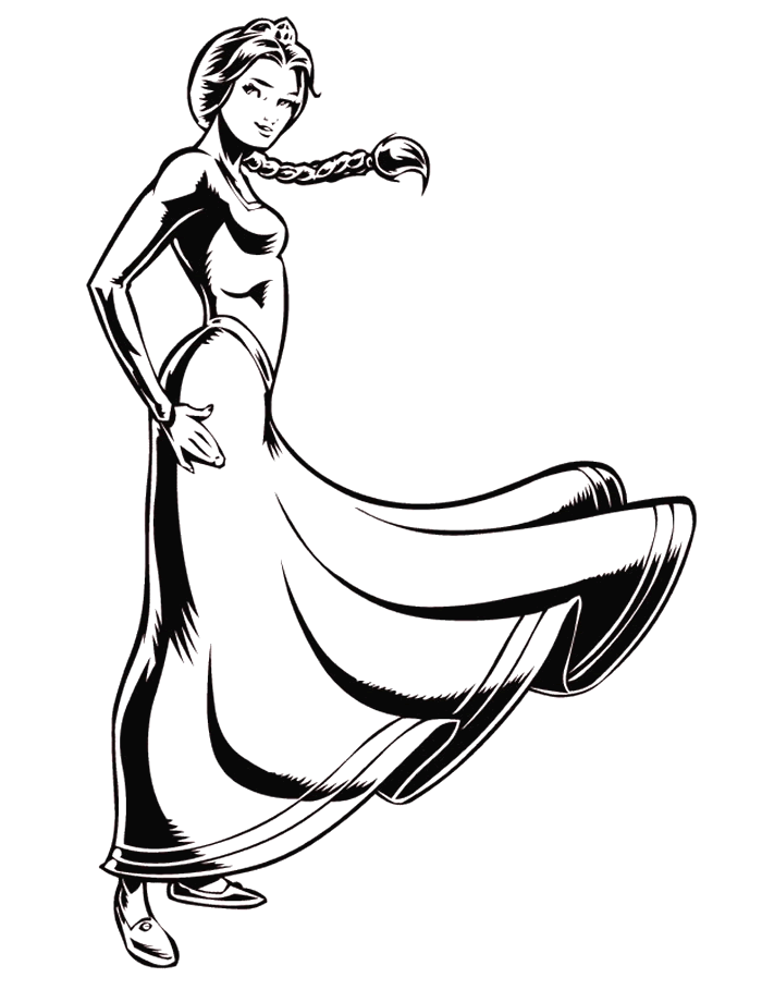 Coloriage 32 Shrek