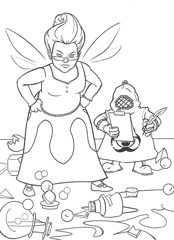 Coloriage 35 Shrek