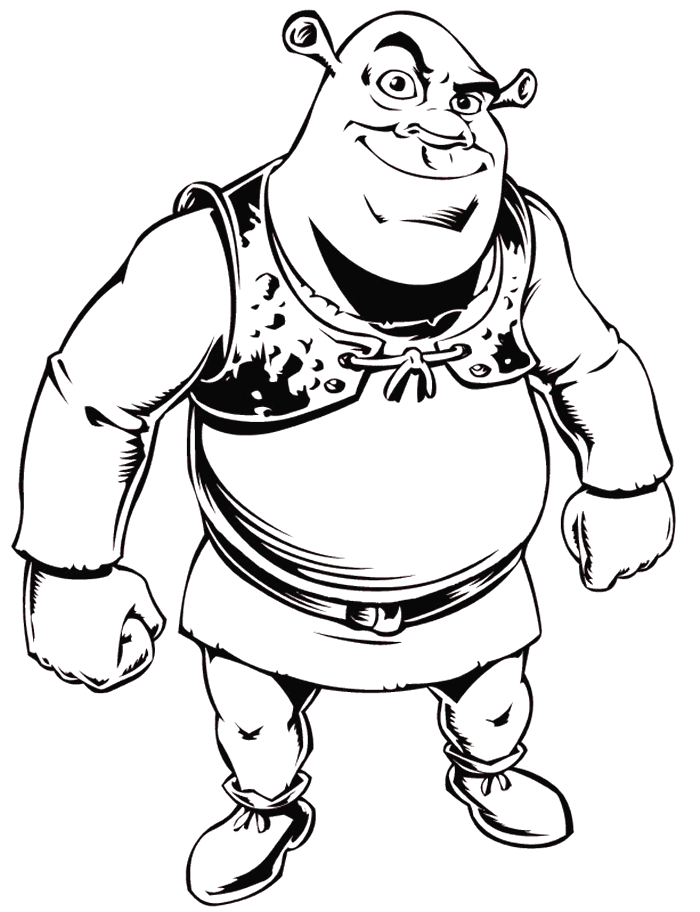 Coloriage 36 Shrek