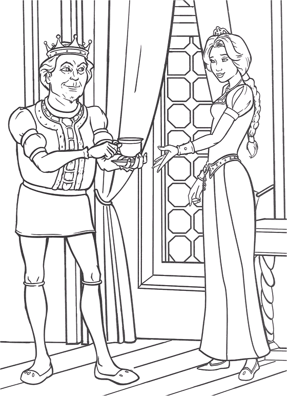 Coloriage 50 Shrek