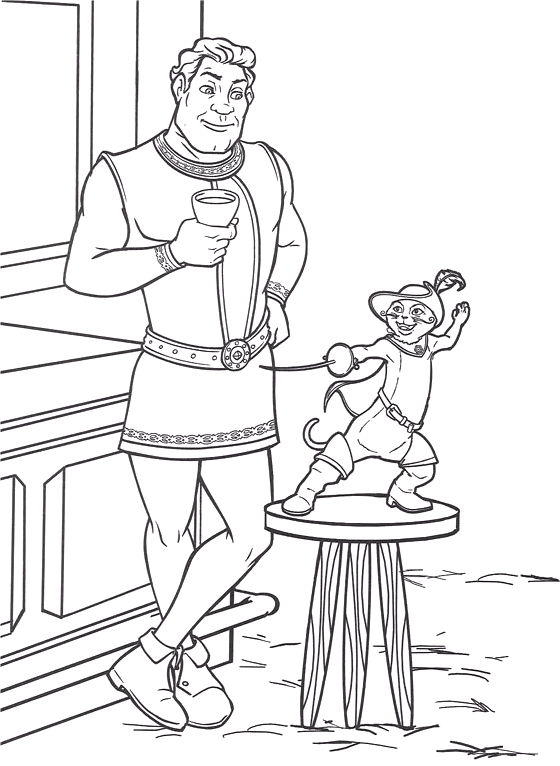 Coloriage 53 Shrek