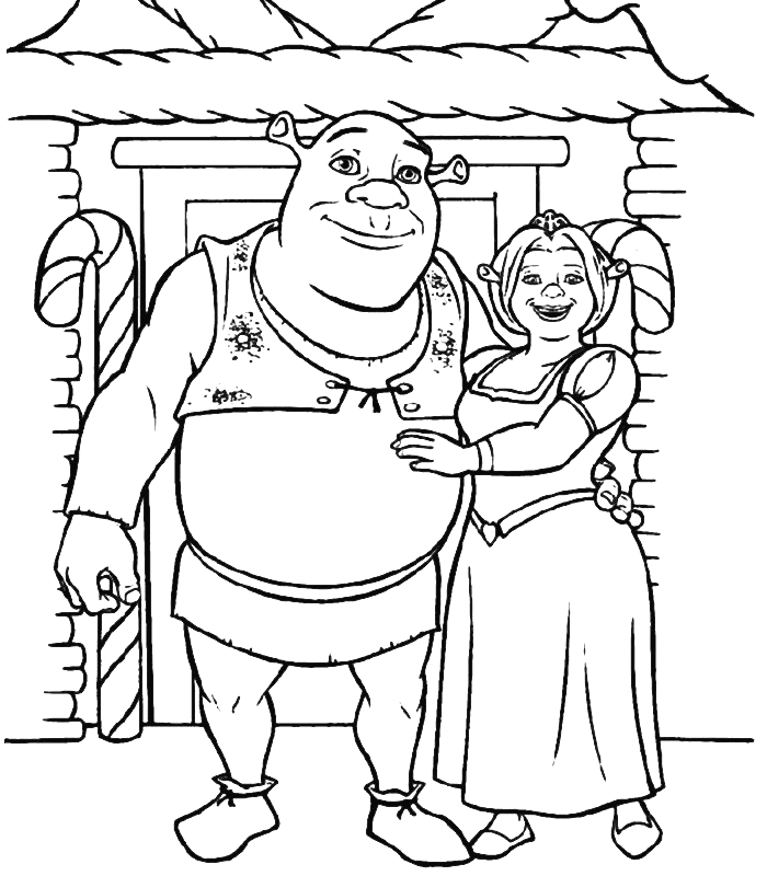 Coloriage 58 Shrek