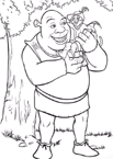 Coloriage Shrek 1