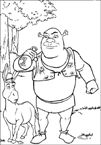 Coloriage Shrek 3