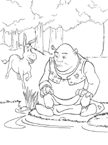 Coloriage Shrek 48