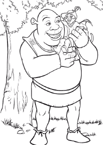 Coloriage Shrek 49