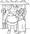 Coloriage Shrek 58