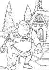 Coloriage Shrek 8