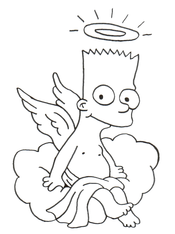 Coloriage 12 Simpson