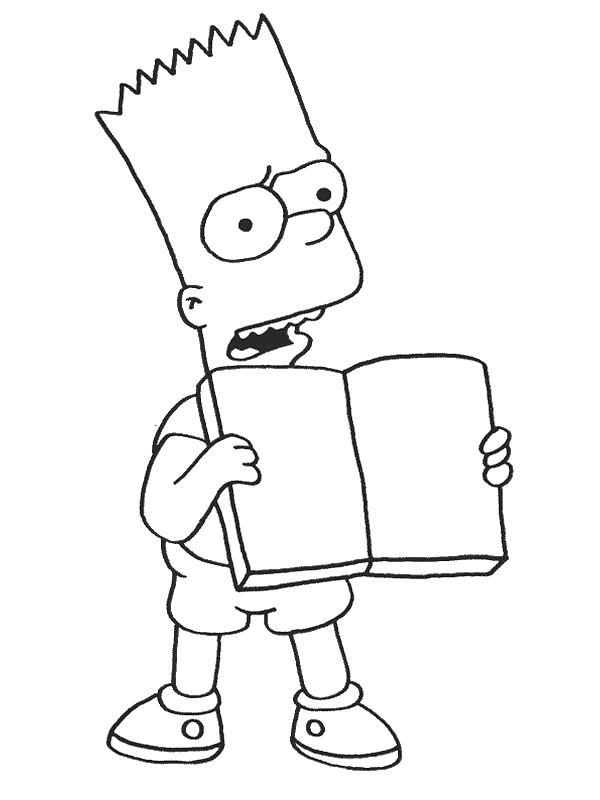 Coloriage 24 Simpson