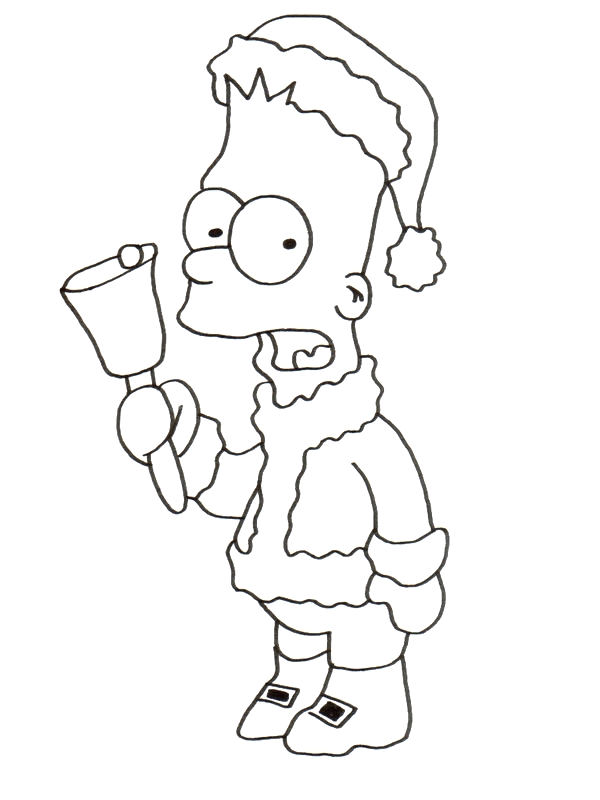 Coloriage 25 Simpson