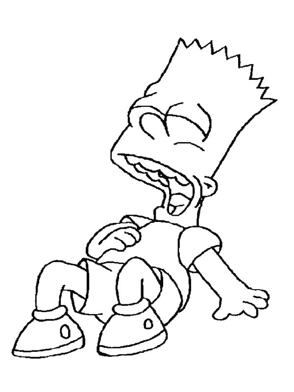 Coloriage 28 Simpson