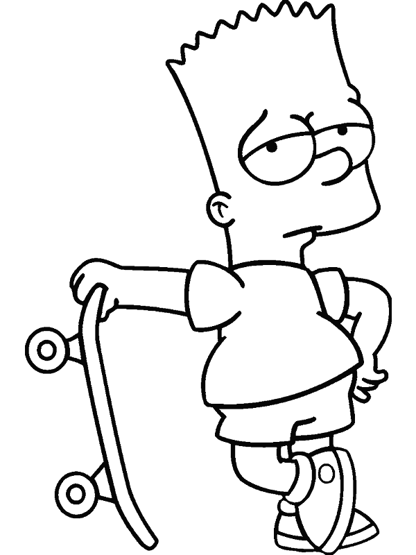 Coloriage 33 Simpson