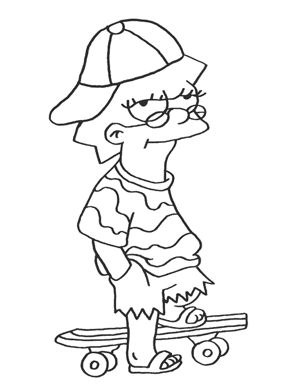 Coloriage 35 Simpson