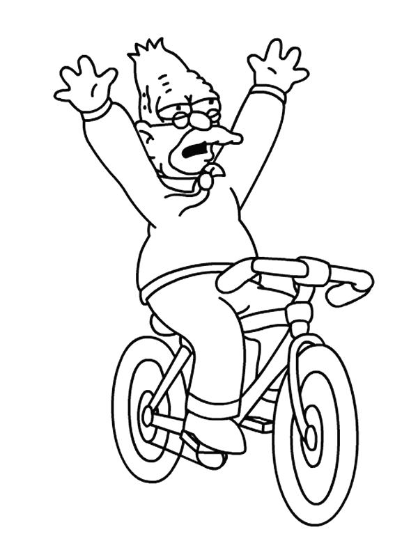 Coloriage 39 Simpson