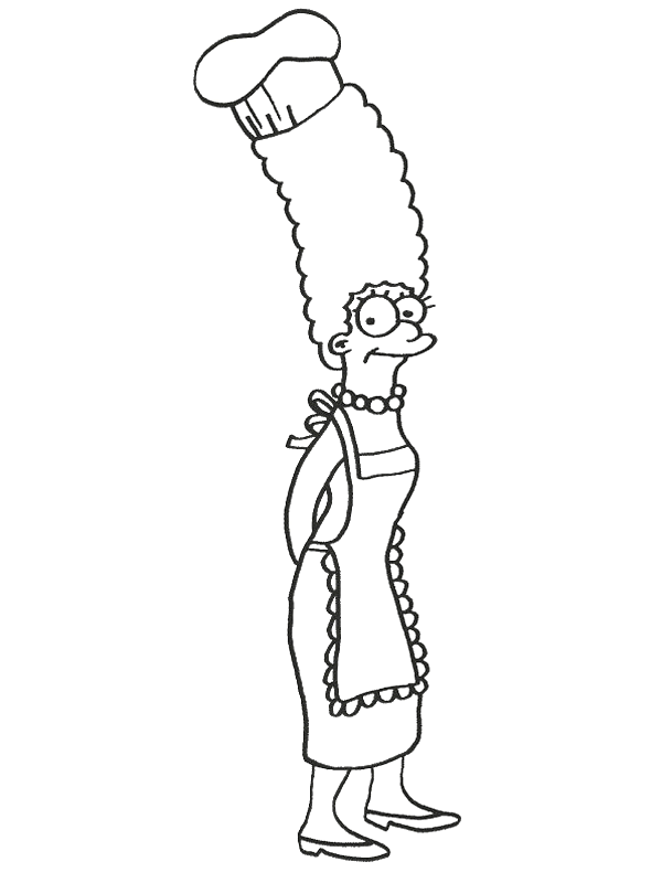 Coloriage 41 Simpson