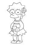 Coloriage Simpson 22