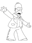 Coloriage Simpson 23