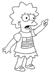 Coloriage Simpson 29