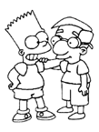 Coloriage Simpson 3