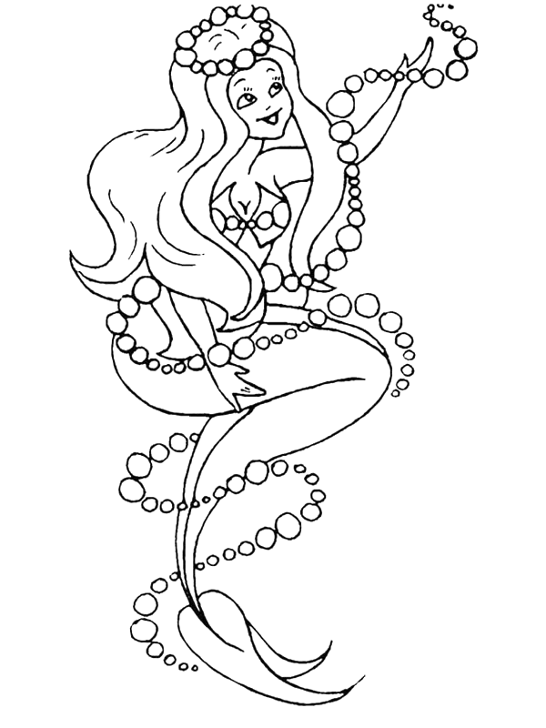 Coloriage 29 Sirenes