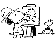 Coloriage Snoopy 3