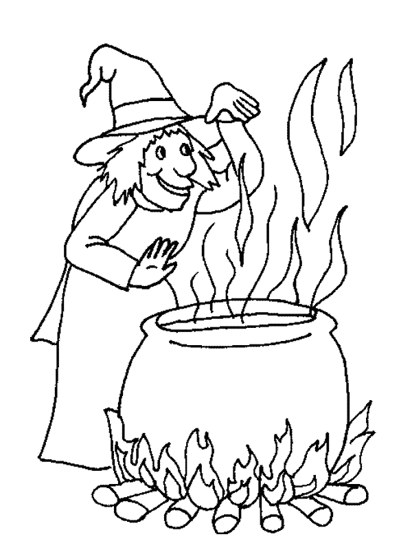 Coloriage 17 Sorcieres