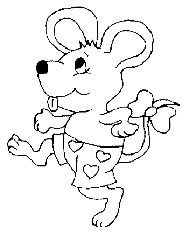 Coloriage 11 Souris