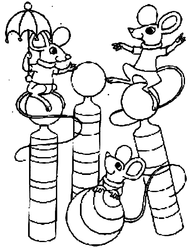 Coloriage 21 Souris