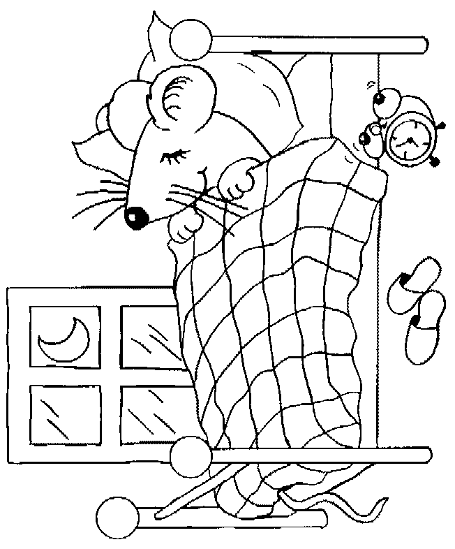 Coloriage 31 Souris