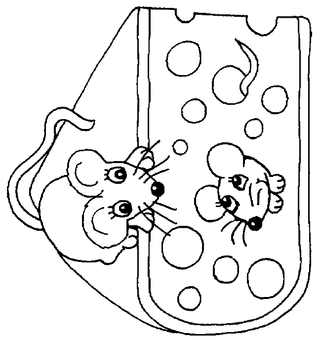 Coloriage 50 Souris