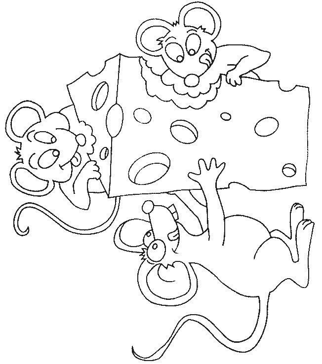 Coloriage 52 Souris