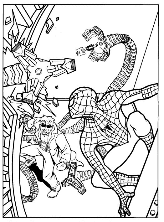 Coloriage 1 Spiderman