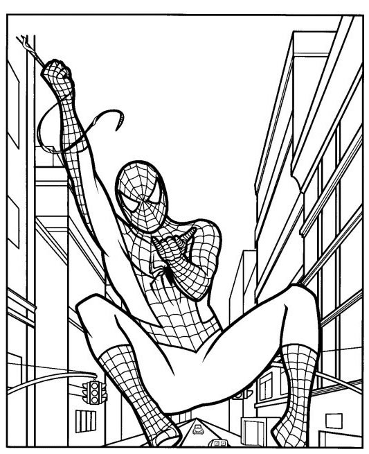 Coloriage 111 Spiderman