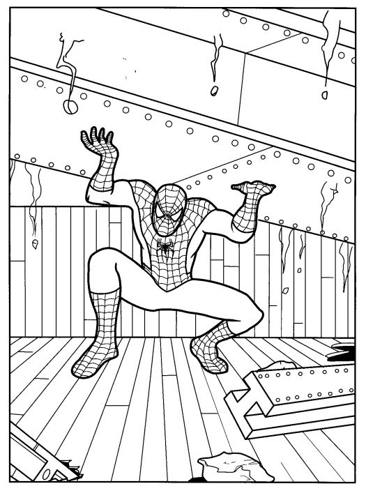 Coloriage 12 Spiderman