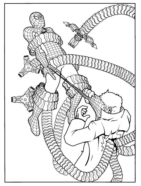Coloriage 125 Spiderman