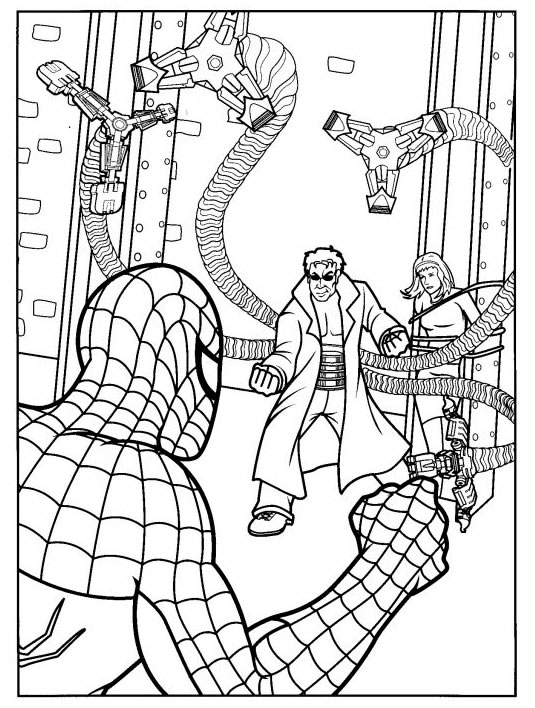 Coloriage 126 Spiderman