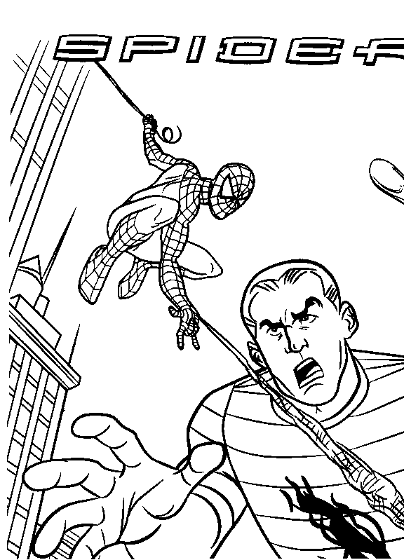 Coloriage 134 Spiderman