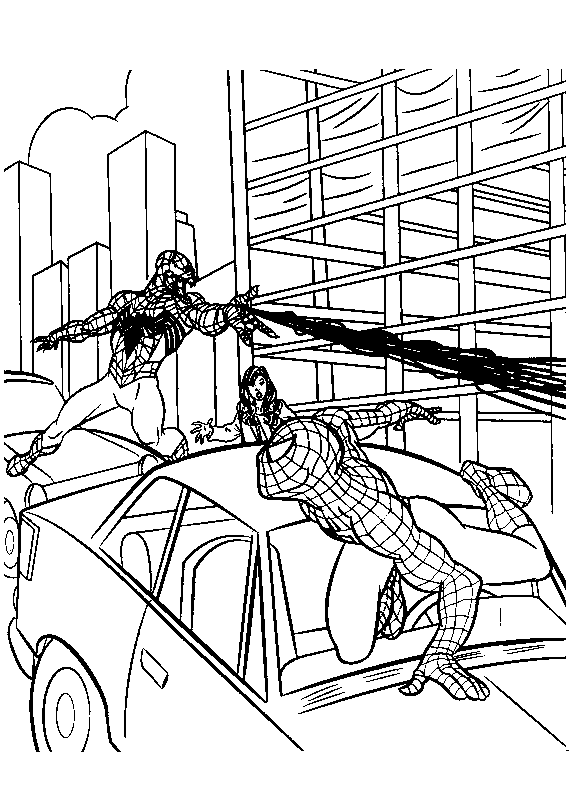 Coloriage 143 Spiderman