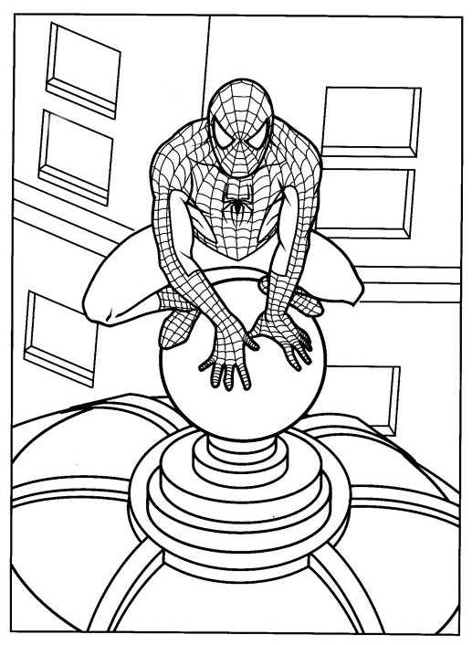 Coloriage Spiderman 22