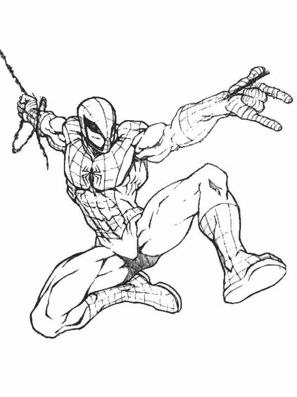 Coloriage 25 Spiderman