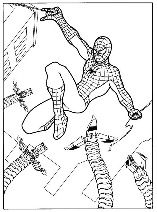 Coloriage 81 Spiderman