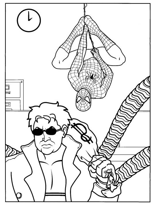 Coloriage 91 Spiderman