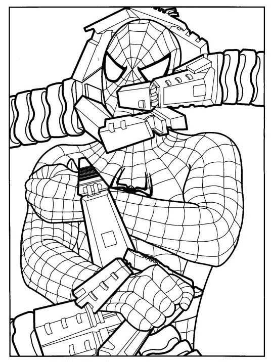 Coloriage 93 Spiderman