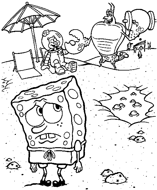 Coloriage 15 Spongebob