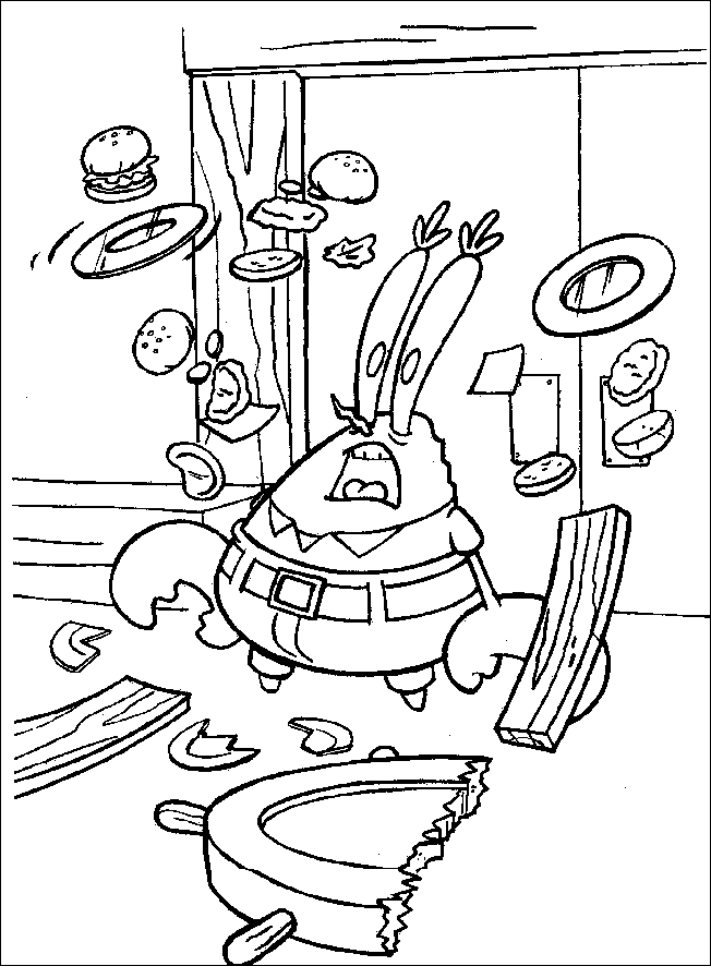 Coloriage 3 Spongebob