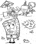 Coloriage Spongebob 15