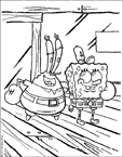 Coloriage Spongebob 8